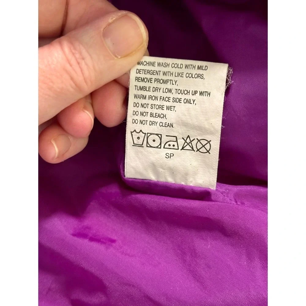 Columbia Bugaboo 3-in-1 Interchange Jacket Womens Medium Purple VTG Ski Retro